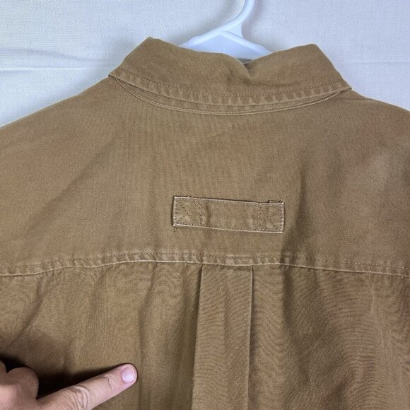 Sierra Trading Post Shirt Men’s Large Hunting Shooting Shoulder Pad Button Up - Picture 9 of 10